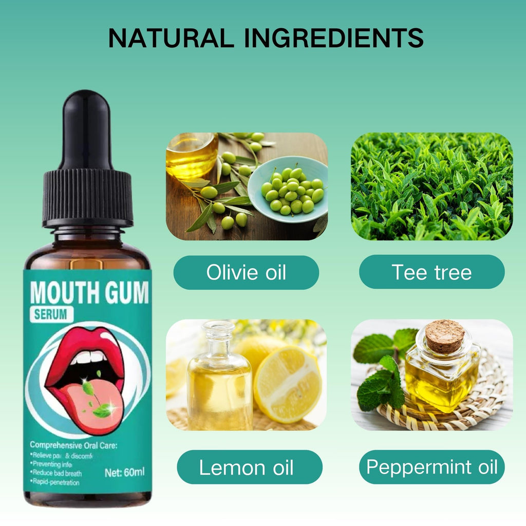 Gum Restore Drops for Receding Gums - Natural Oral Care Serum, 1 Fl Oz