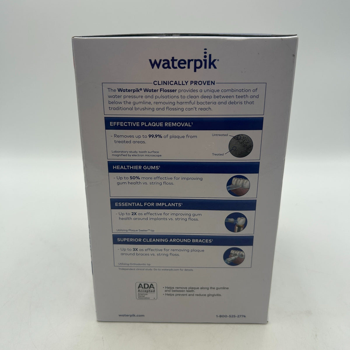 Waterpik Ultra Water Flosser with 10 Settings & 6 Tips - New