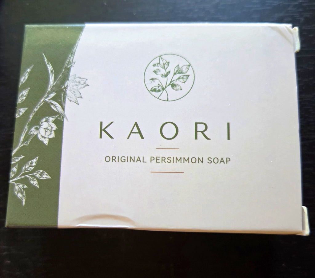 Persimmon Soap Bars for Mature Skin - Deodorizing & Gentle Cleansing, 6-Pack 100g