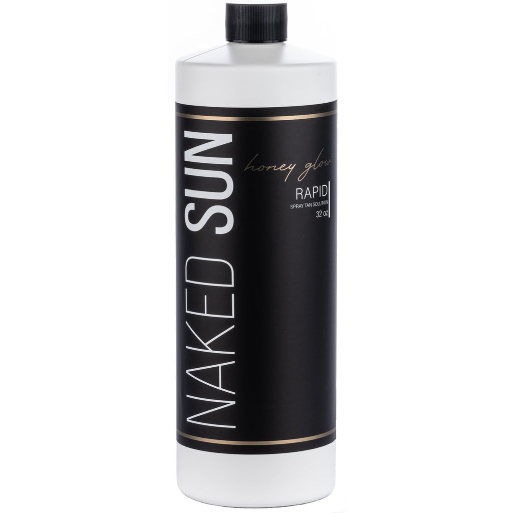 Naked Sun Honey Glow Rapid Tanning Solution 32oz - Natural Sun-Kissed Tan