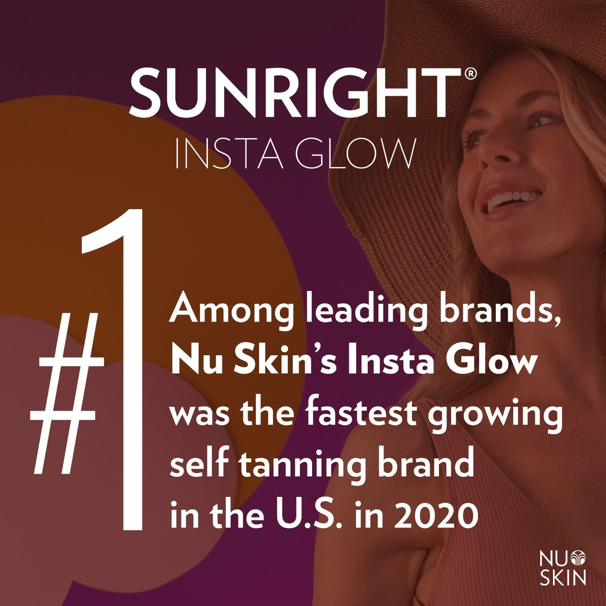 Self Tanning Gel with Low Odor for Face & Body - Sunright Insta Glow 4 Pack