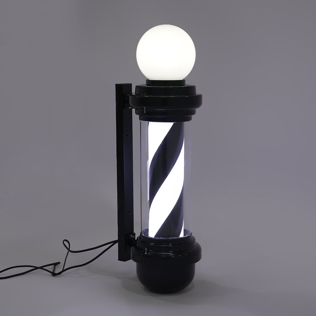 Outdoor Rotating LED Barber Pole Light Sign for Salon & Shop Decoration
