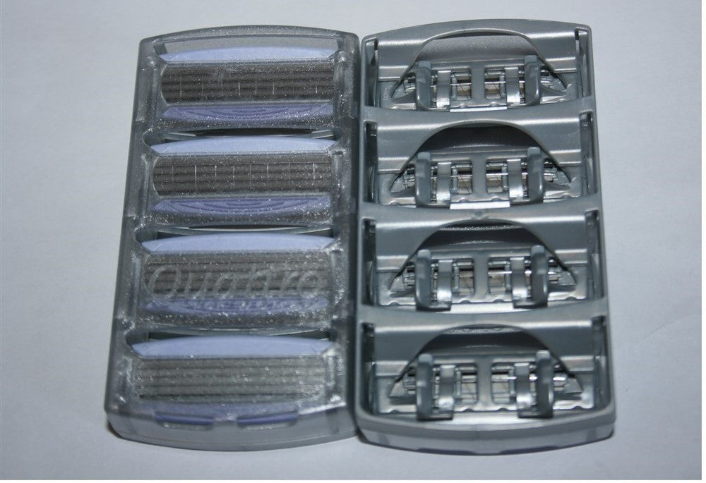 Women’s Razor Blades Refills - Quattro Pivoting Blades with Lubricating Strips