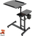Mobile Tattoo Work Station – Portable Adjustable Standing Desk/Workbench