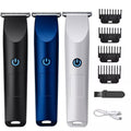 Men's Rechargeable Electric Beard Trimmer Razor with Multiple Combs USB