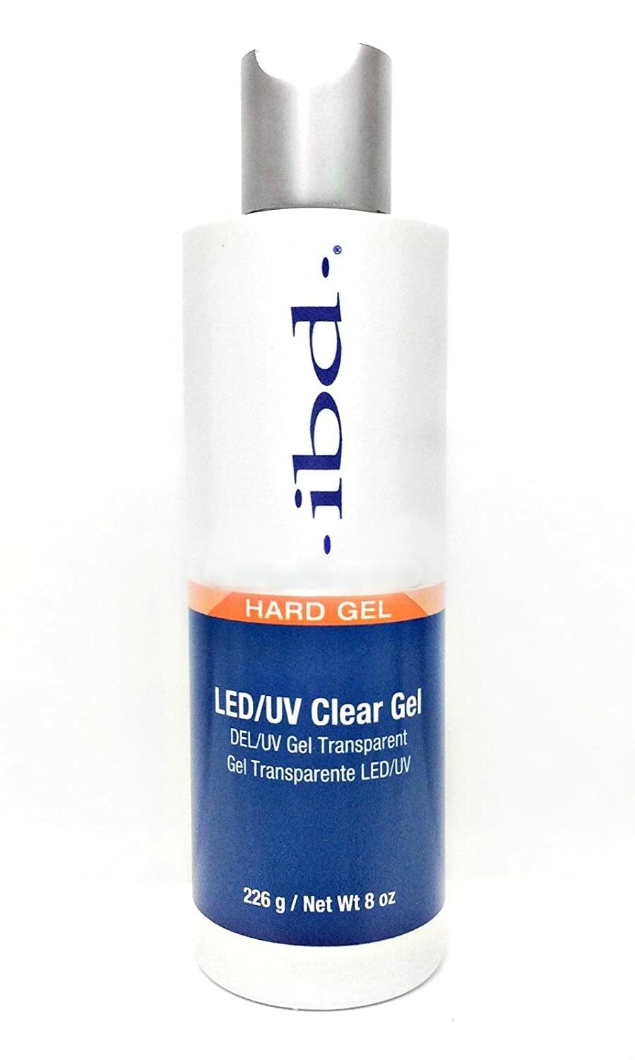 IBD UV/LED Builder Gel Clear 8oz Refill - Hard Gel for Nail Art