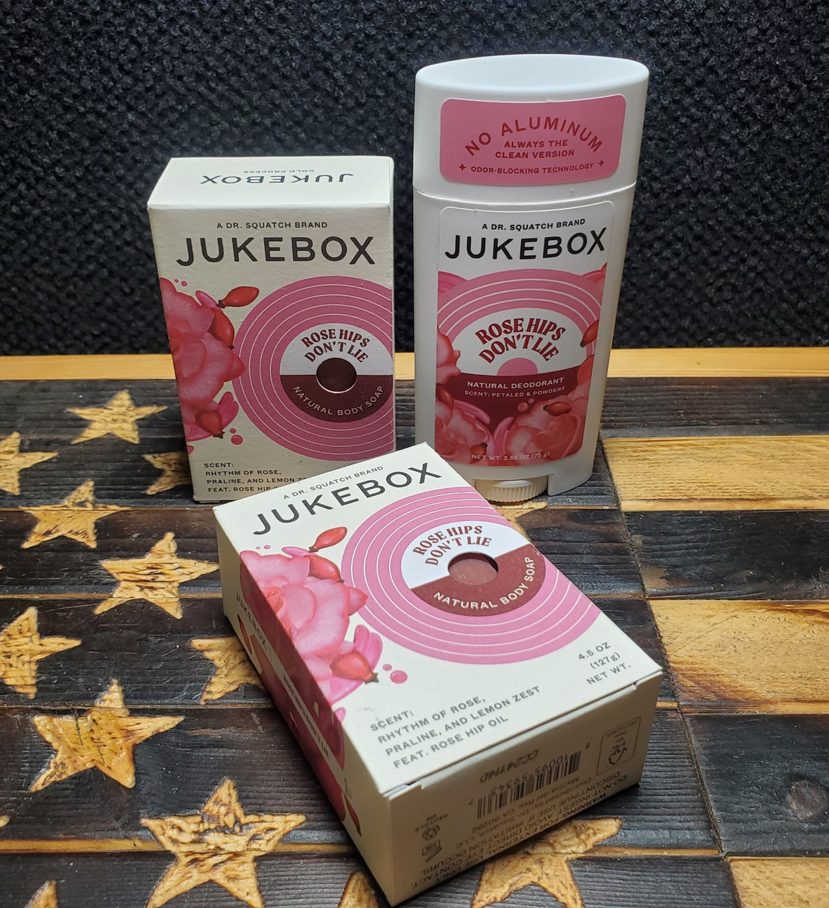 Natural Rose Hips Body Soap & Deodorant Set – Moisturizing & Refreshing