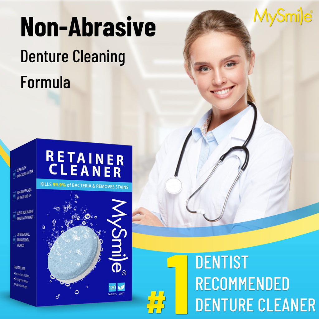 Denture Cleaner Tablets for Mouth Guards and Removable Dental Appliances - 120 Count