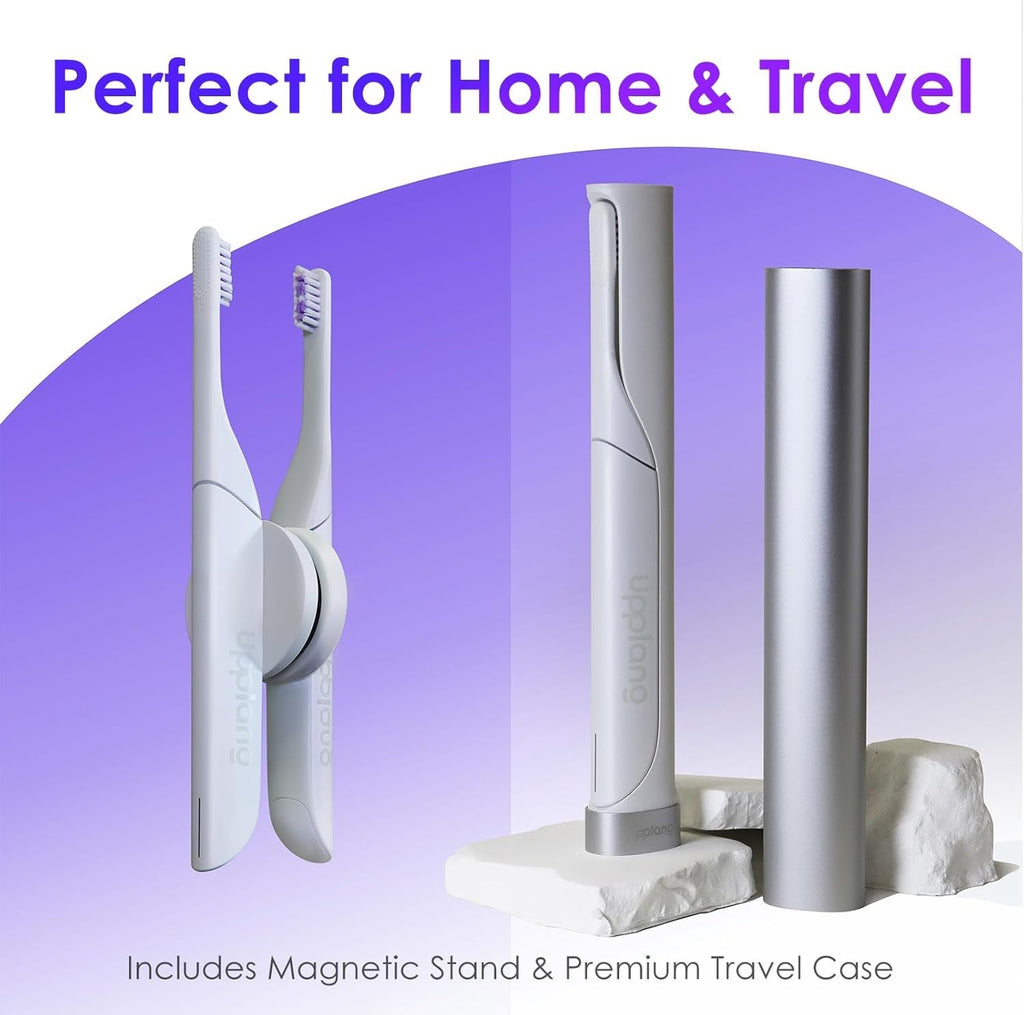 USB-C Rechargeable Electric Toothbrush with Travel Case Waterproof Design