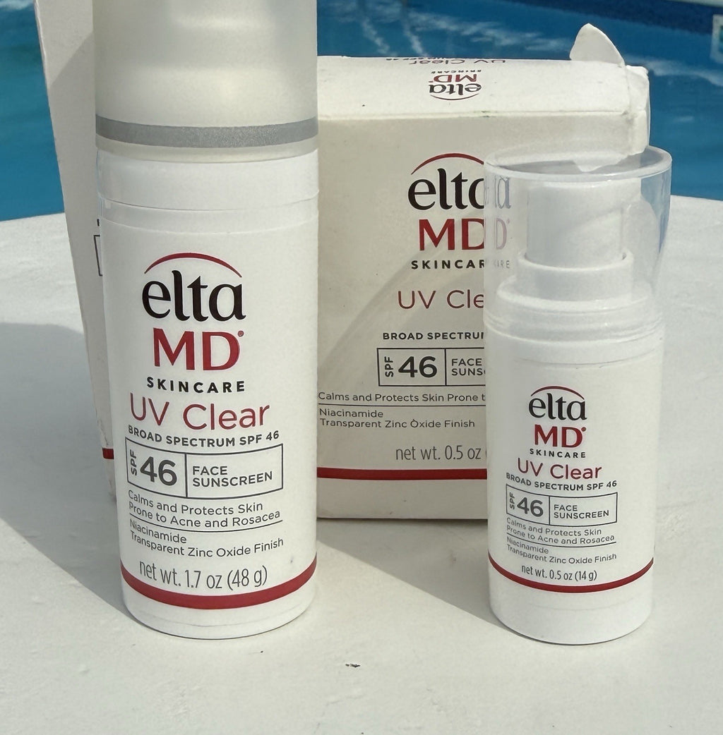 Face Sunscreen Bundle SPF 46 with 1.7 oz & 0.5 oz Bottles