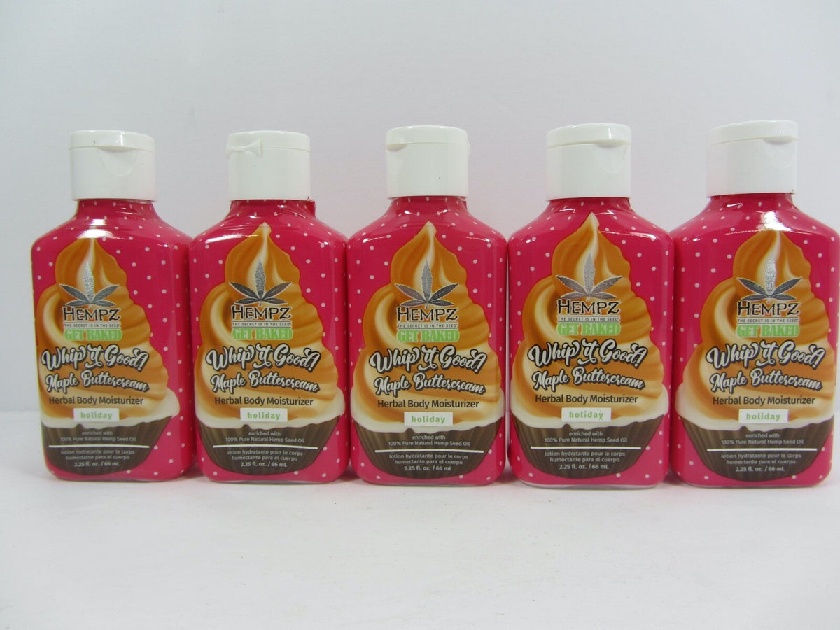 Holiday Maple Buttercream Moisturizer Lotion Pack - 24 Mini Bottles