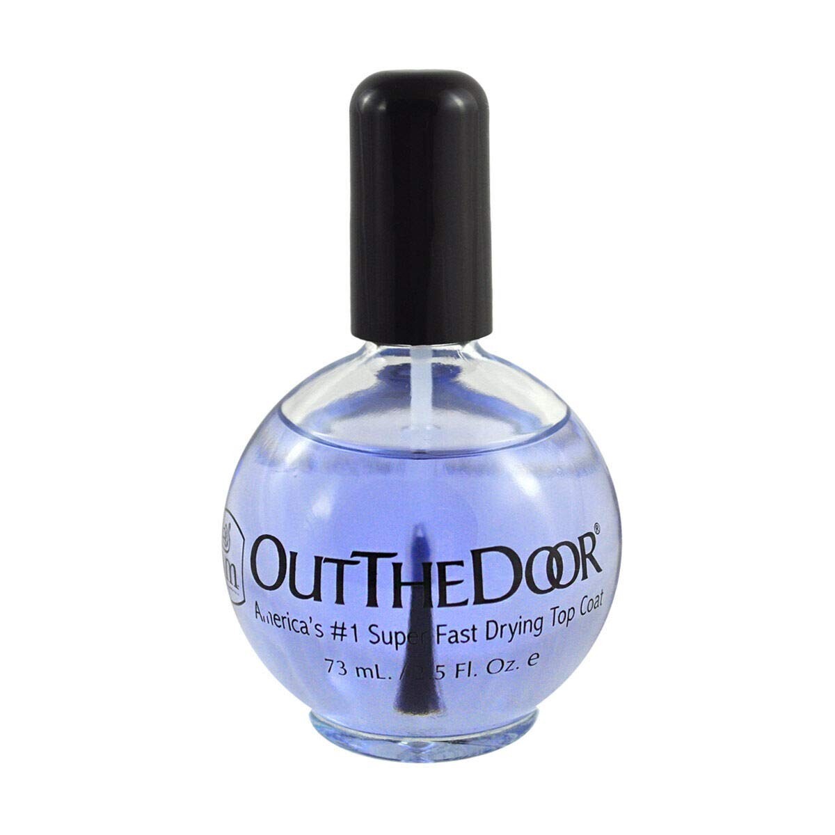 INM Out The Door Fast Drying Top Coat Nail Polish 2.3oz with Brush