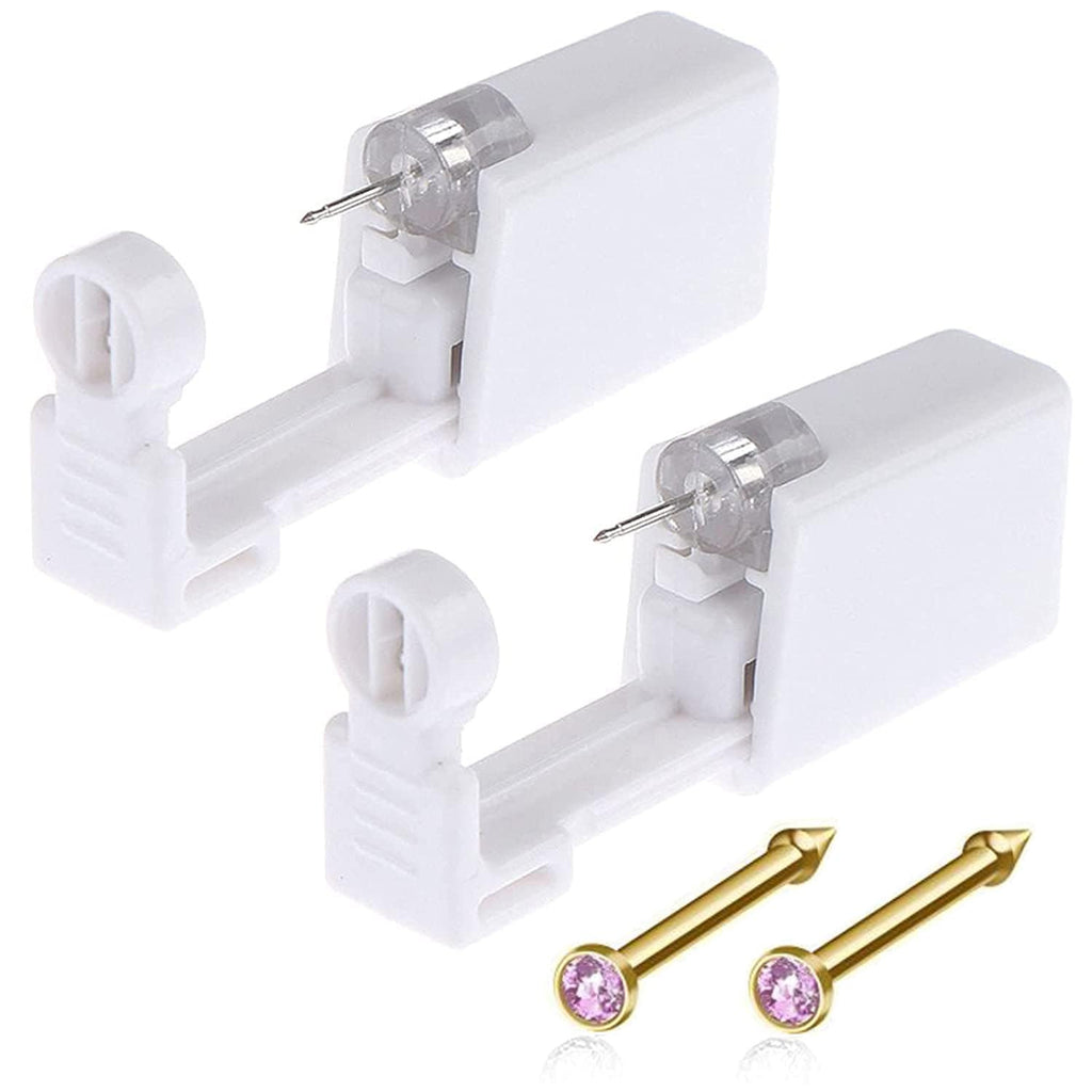 Nose Piercing Gun Kit - 6Pcs Disposable Self-Piercing Nose Kit