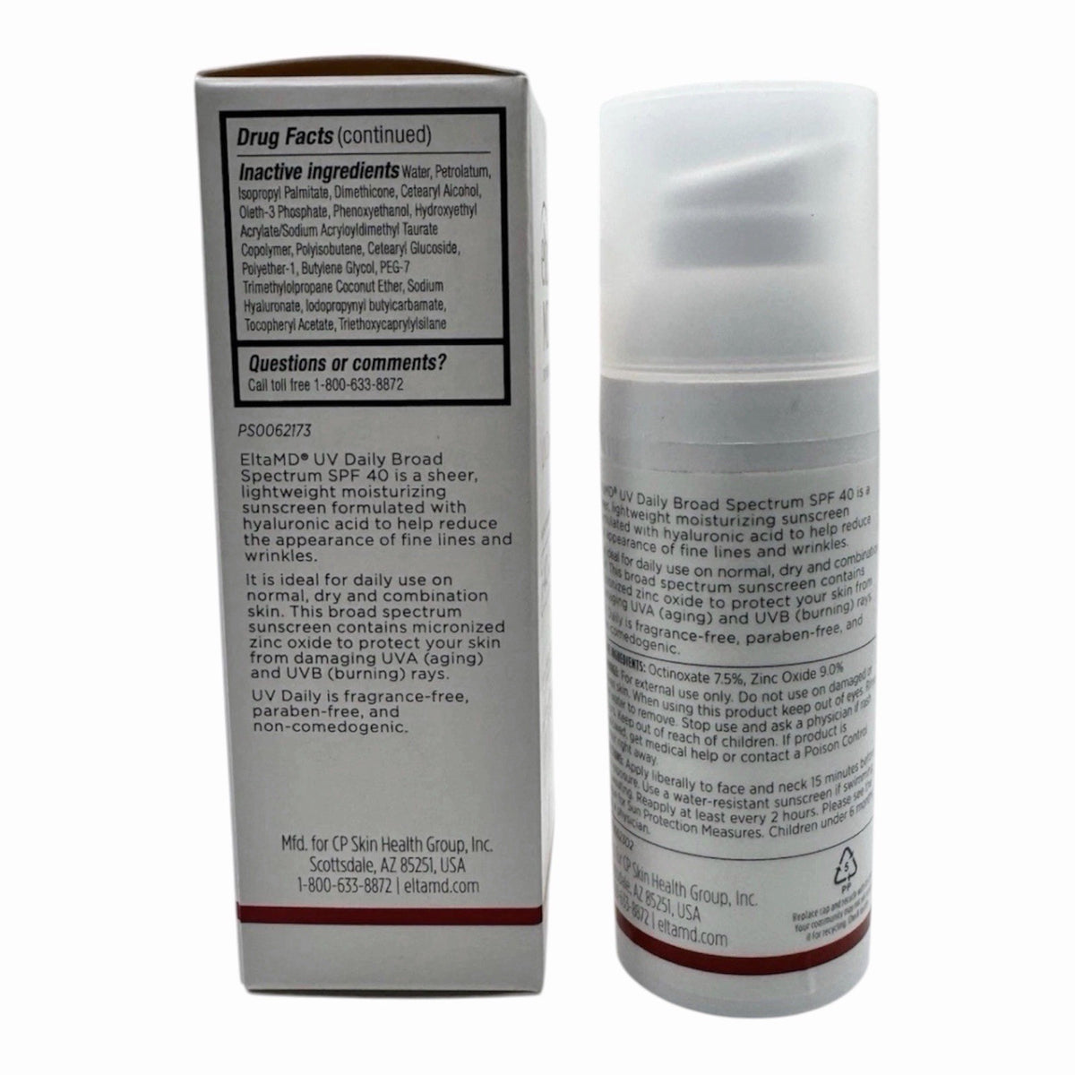 Broad Spectrum SPF 40 Face Sunscreen - EltaMD UV Daily 1.7 fl oz