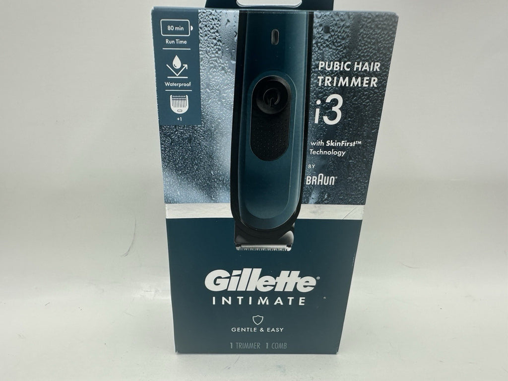 Cordless Waterproof Pubic Hair Trimmer for Men with Comb - Braun