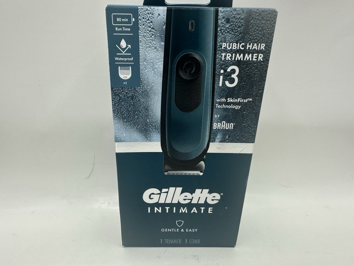 Cordless Waterproof Pubic Hair Trimmer for Men with Comb - Braun