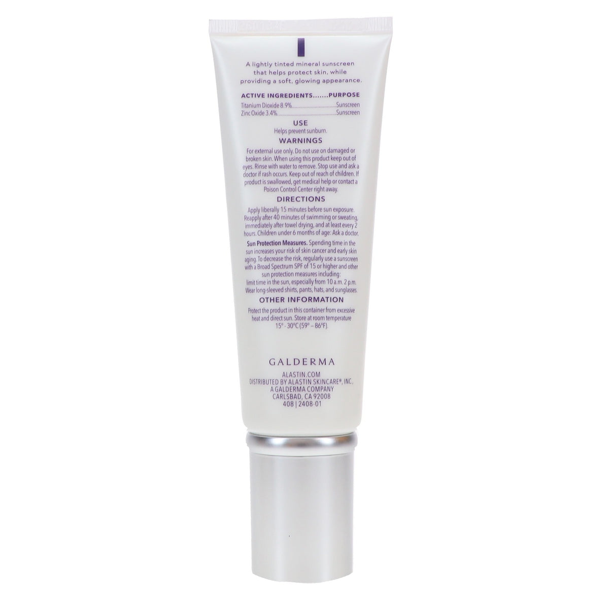Mineral Sunscreen SPF 36 Tinted Face Sunscreen Broad Spectrum Hydratint Pro 3.2 oz