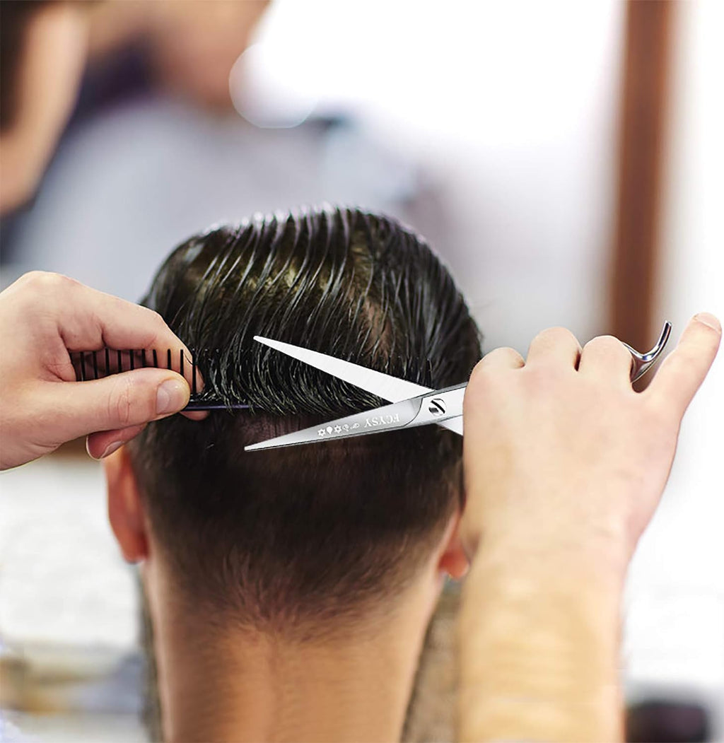 Professional Hair Cutting Shears with Comb Set for Men & Women