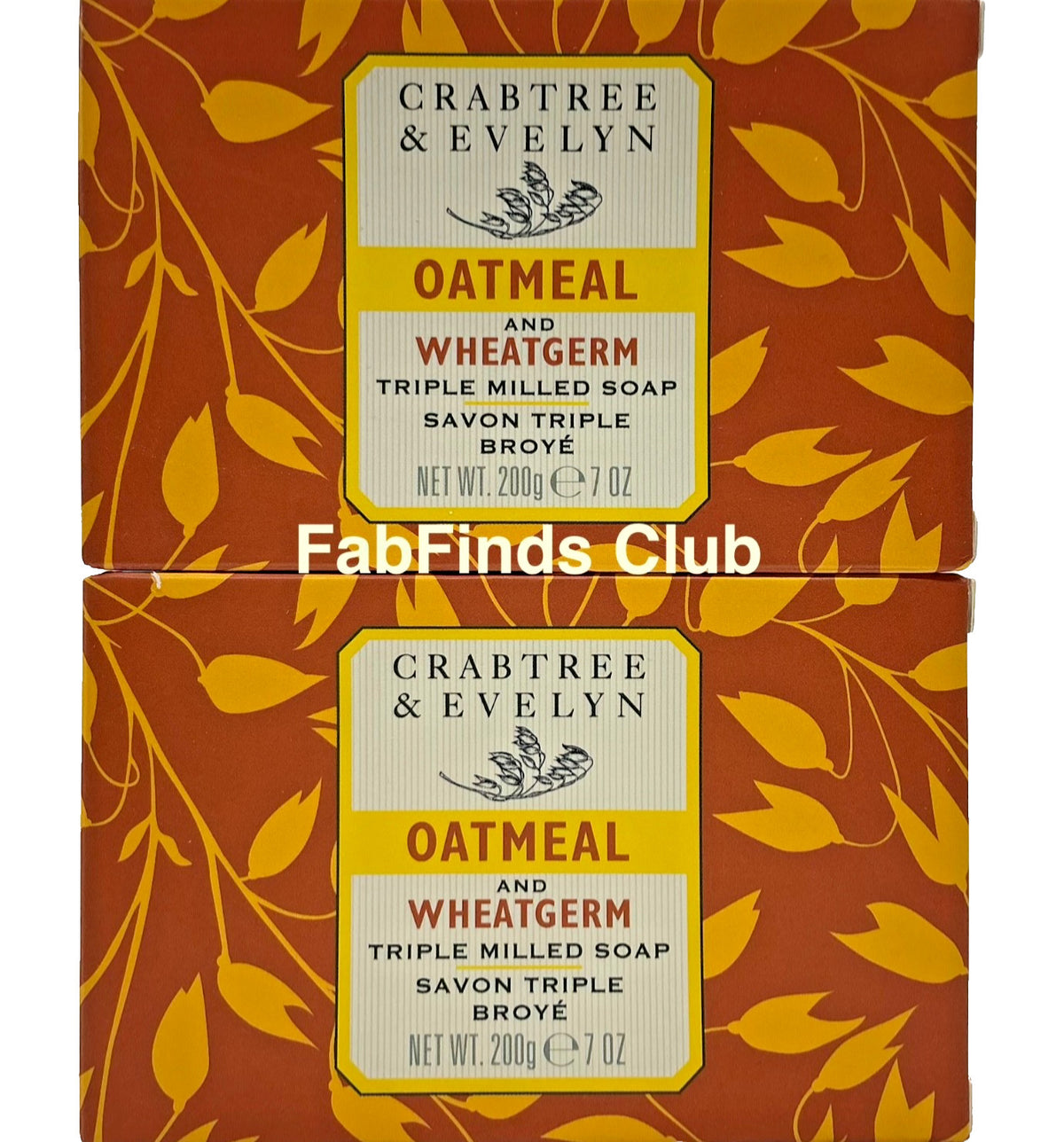 Jumbo Oatmeal Bar Soap Set - Triple Milled, 14oz, All Skin Types
