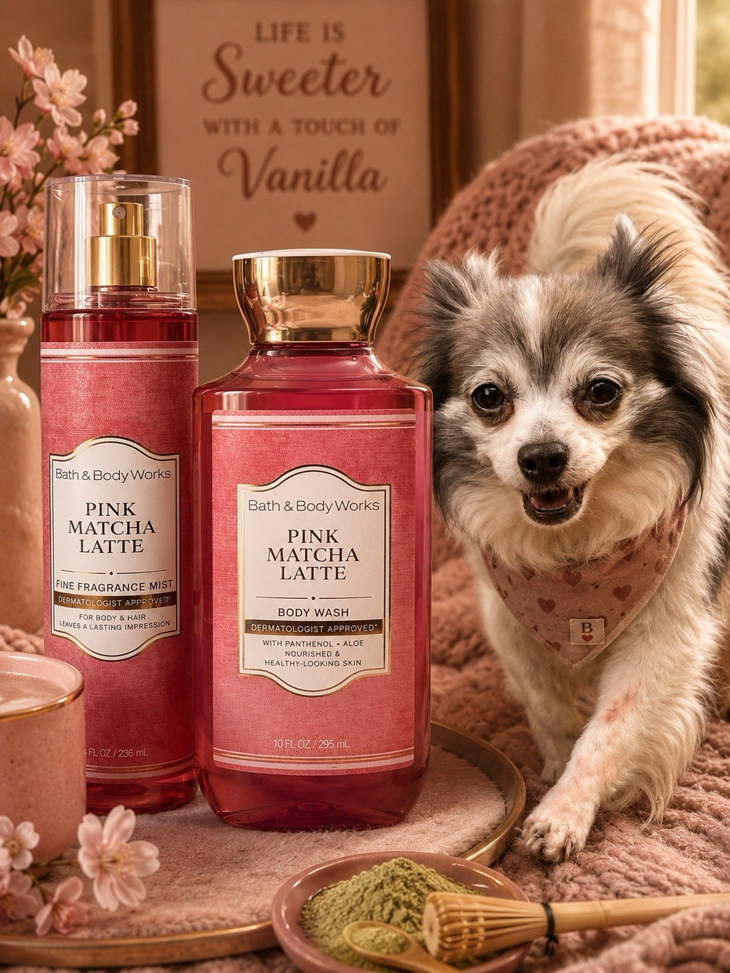 Pink Matcha Latte Body Wash & Body Mist Set Fall 2026