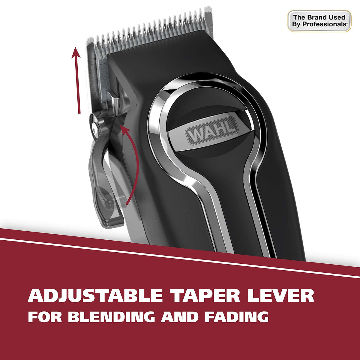 Corded Home Haircut Kit - Wahl Elite Pro 20-Piece Clipper Set in Black