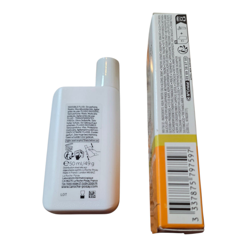 SPF50 Sun Protection Fluid - Invisible UV Blocker, 50ml