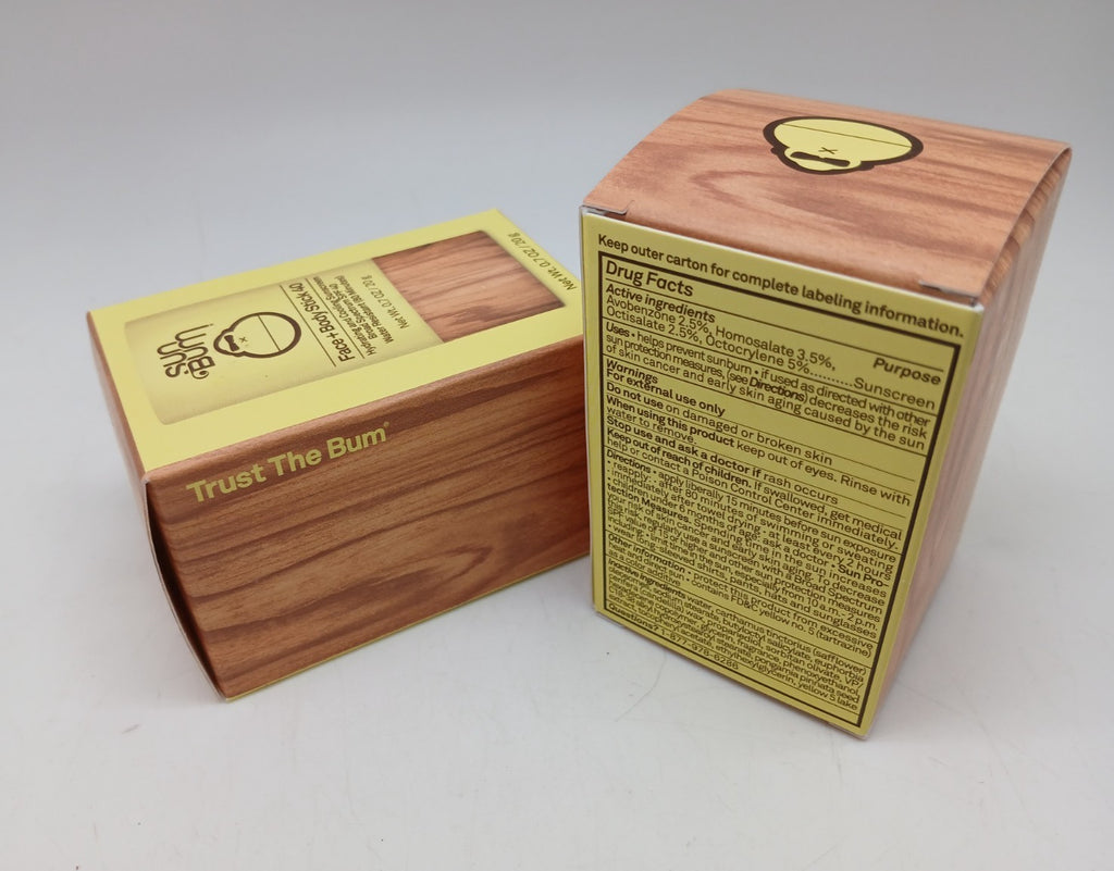 Sun Bum SPF 40 Cooling Sunscreen Balm Stick 2-Pack Travel Size
