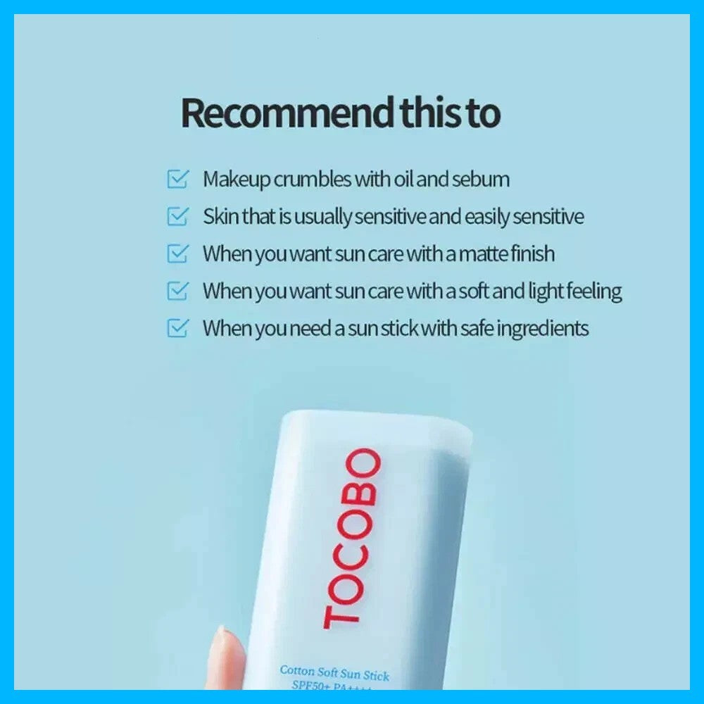 Sun Stick SPF50+ PA++++ Sunscreen 2 Pack - Lightweight, Matte Finish, Travel-Friendly