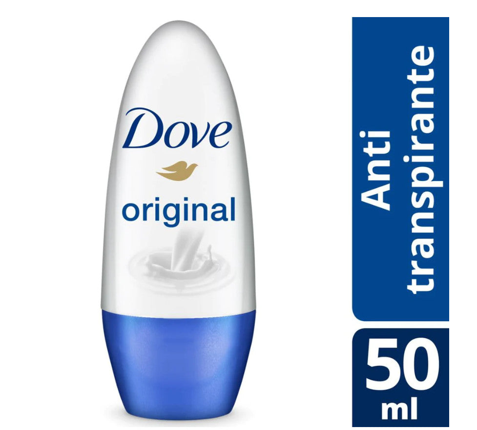 Dove Original Roll-On Antiperspirant Deodorant Pack of 2 - 50mL