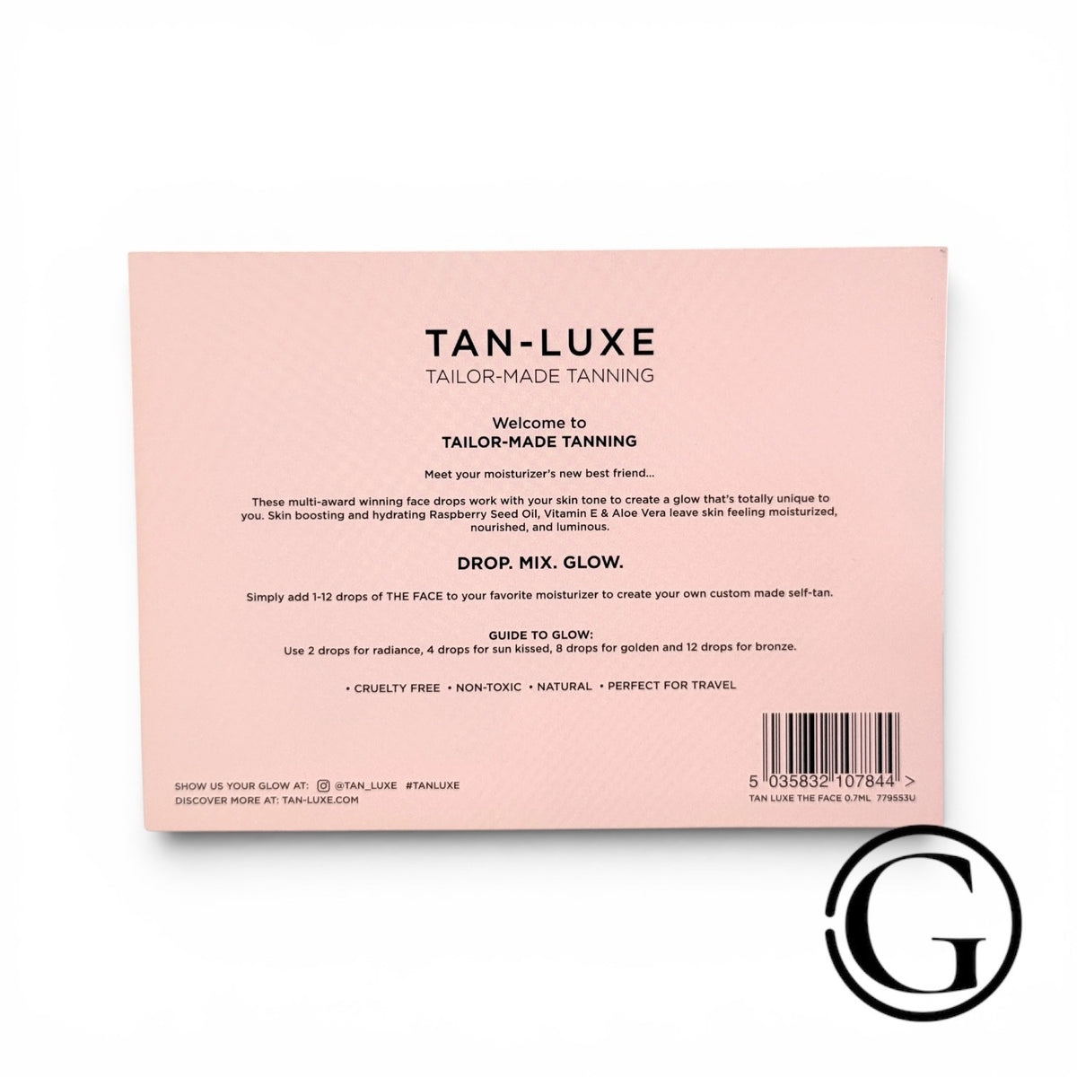 50 Pack Self-Tan Face Drops Light to Medium for Natural Glow