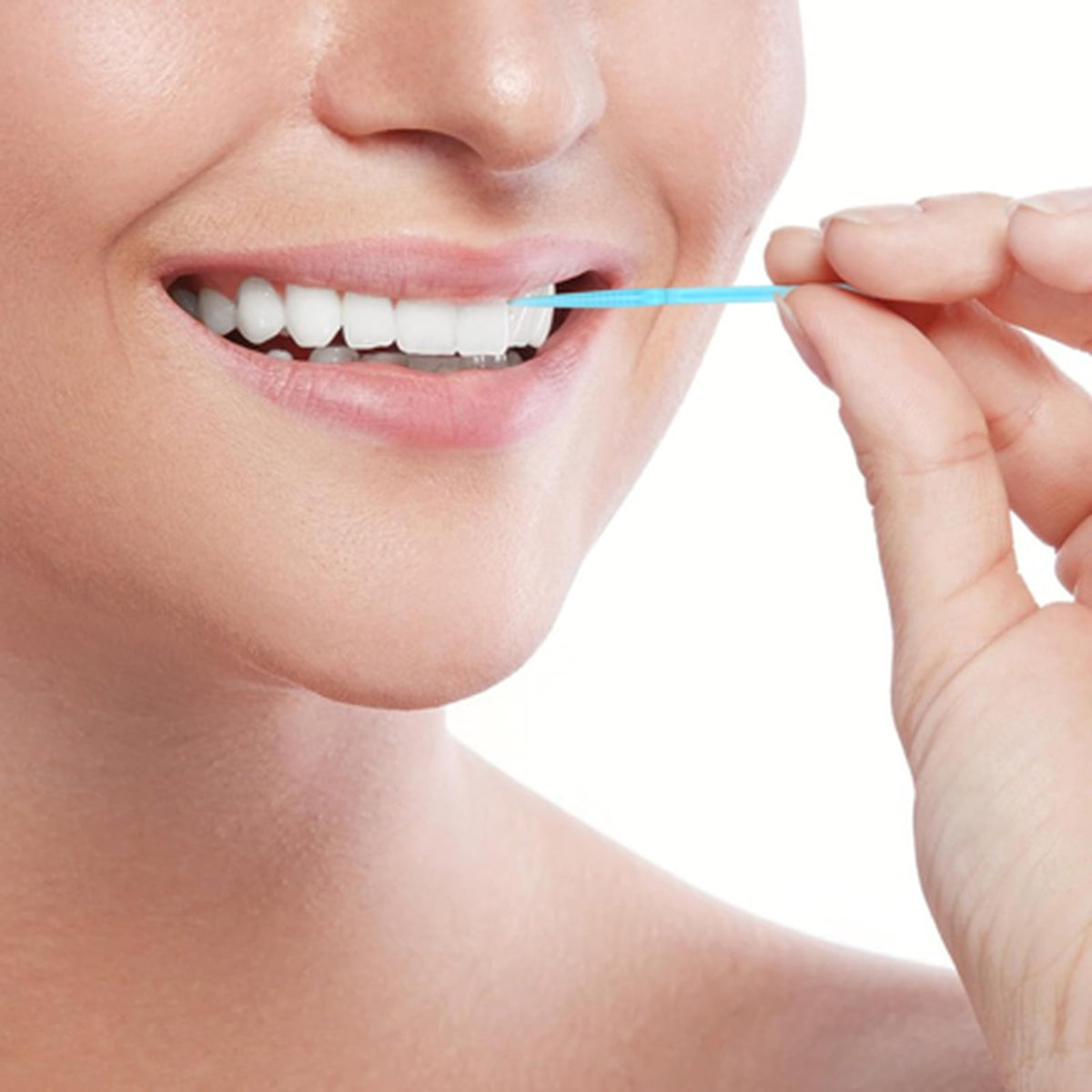 100PCS Plastic Double Head Dental Toothpicks Soft Floss Picks