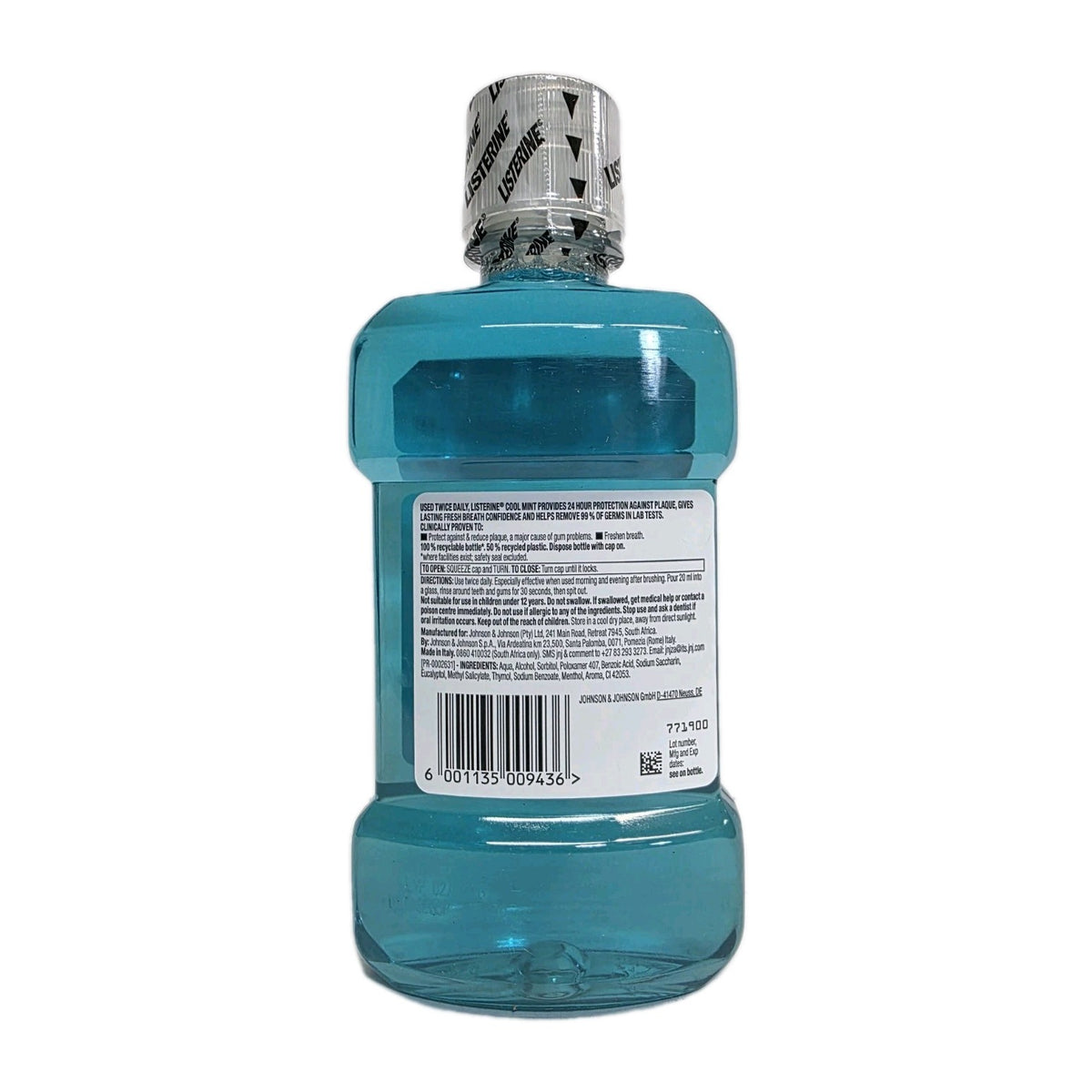 Pack of 6 Mint Mouthwash Bottles - 250ml | Fresh Breath Oral Care
