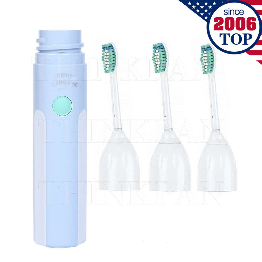 Electric Toothbrush with 2 Replacement Heads - Sonic Technology Bristle Clean