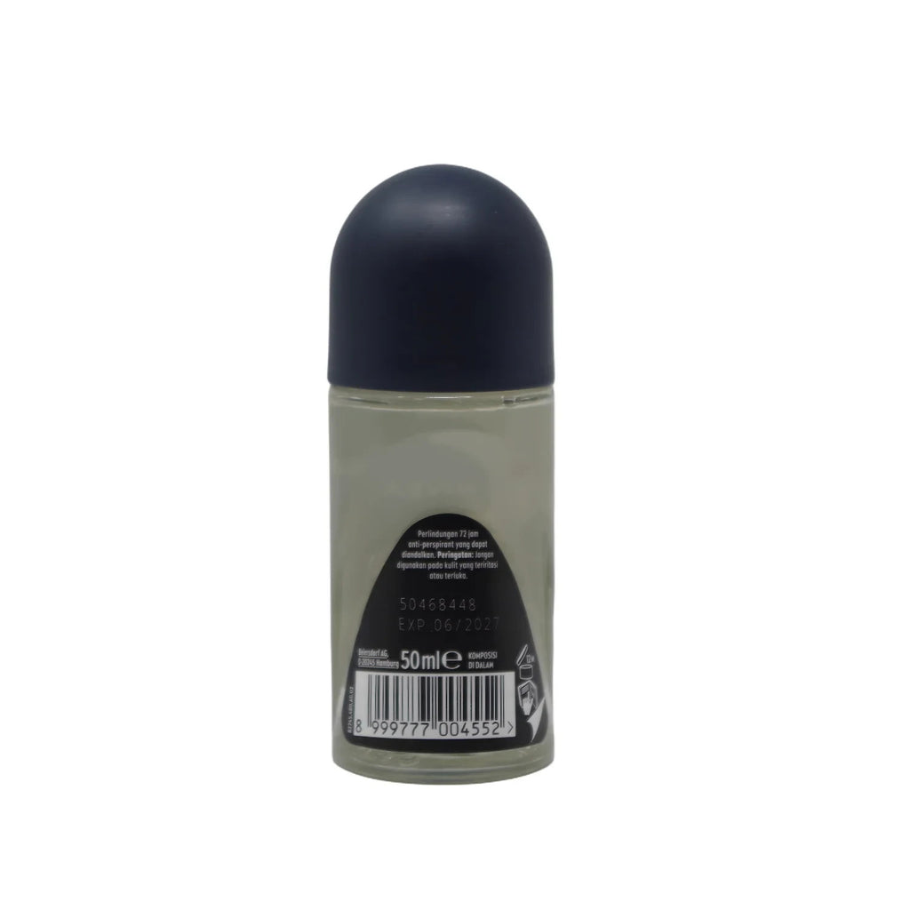 Men's Invisible Roll-On Deodorant 50ml Anti-Stain & Odor Protection