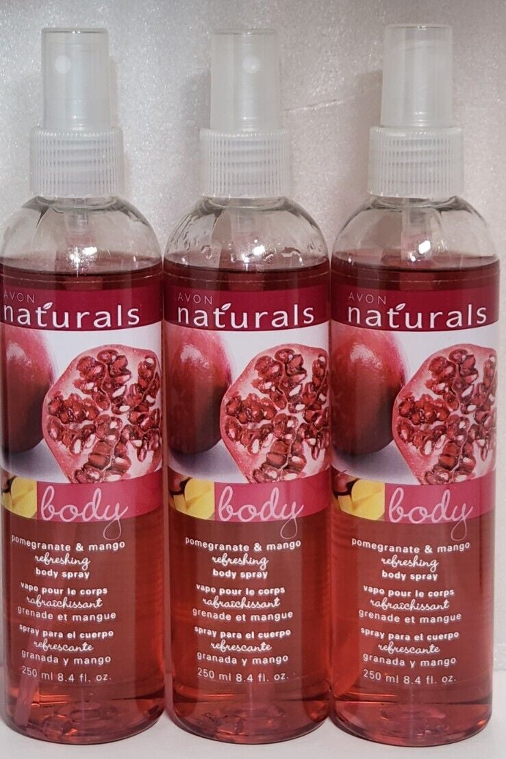 Refreshing Pomegranate & Mango Body Spray - Lot of 3 - 8.4 fl oz