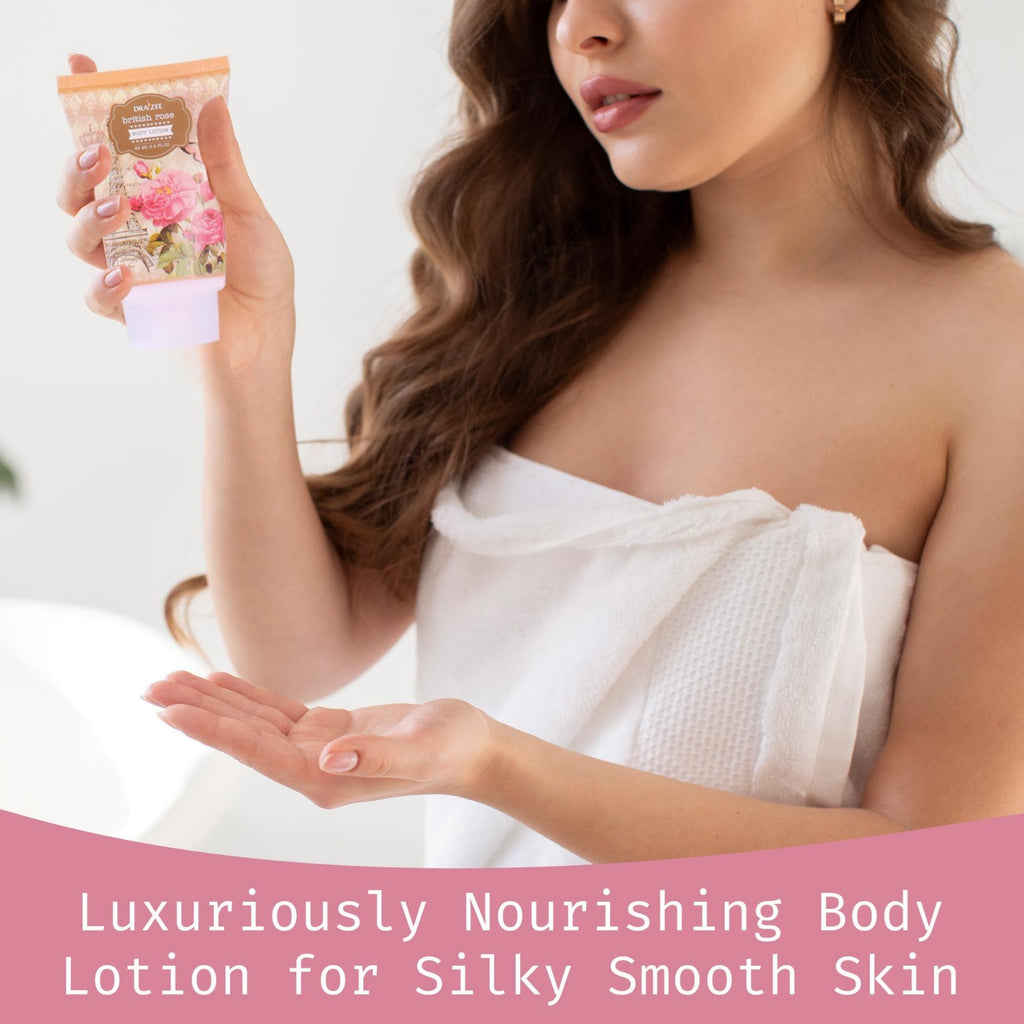 Luxury Rose Scented Shoe Spa Gift Set - 8 Piece Bath & Body Basket for Women