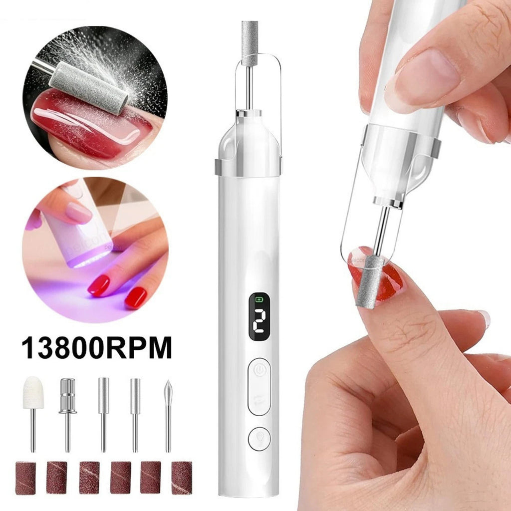Electric Nail Grinder for Thick Toenails Manicure Pedicure Set