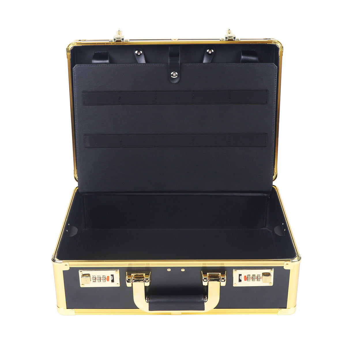 Large Barber Hair Styling Tool Case with Lock & Organizer for Clippers & Trimmers