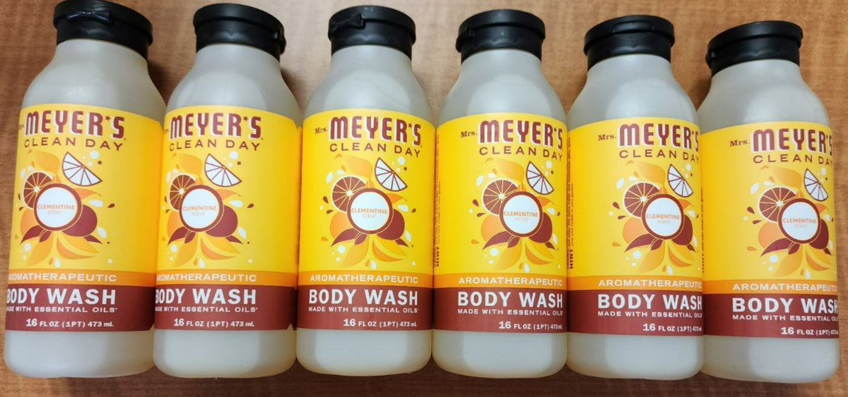 Mrs. Meyer's Clementine Body Wash - 16 Oz Set of 6