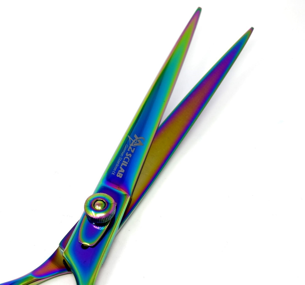 Professional German Hair Cutting Scissors 6.5 Inch Multi Color Titanium Coated Shears