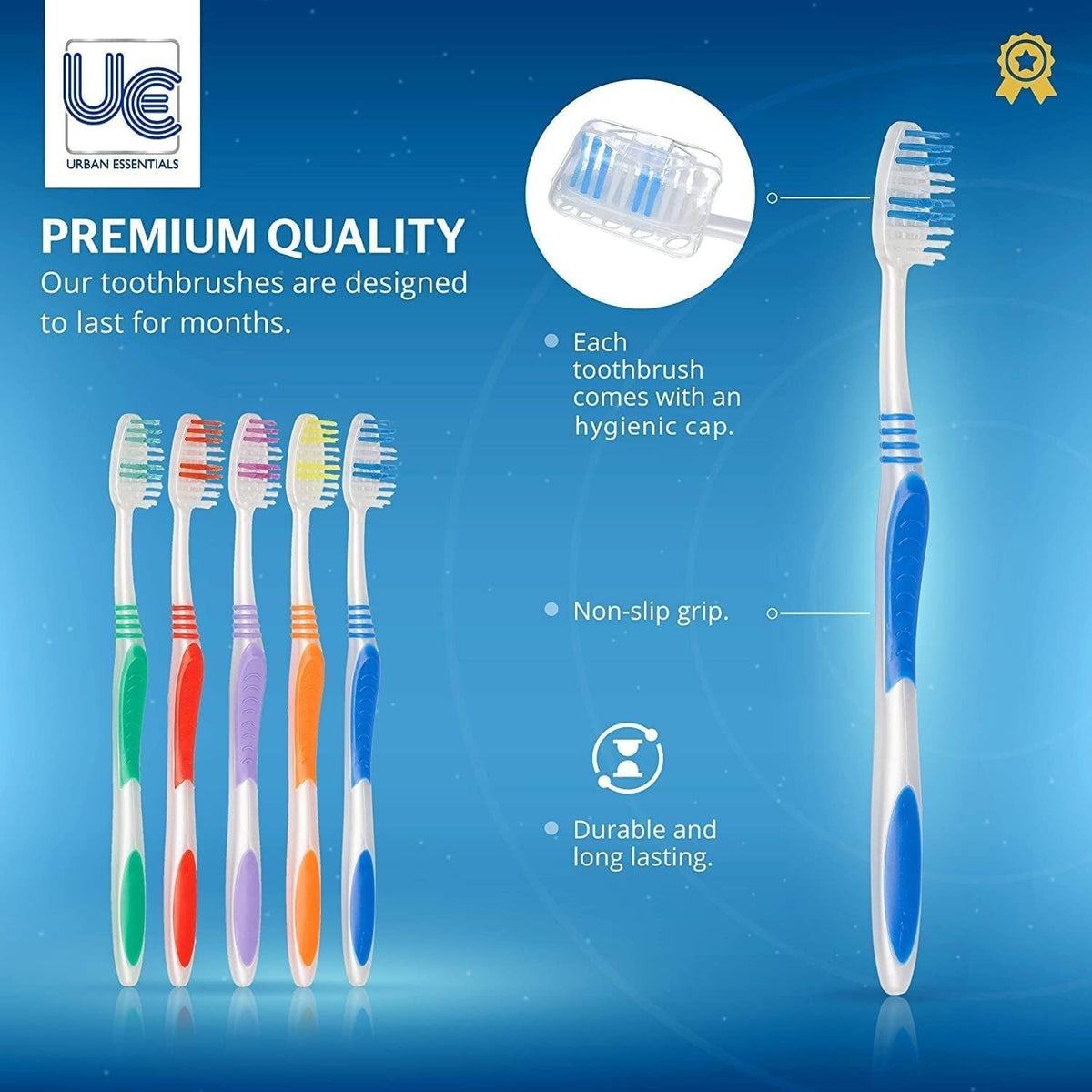 Bulk 100 Pack Disposable Toothbrush & Travel Size Toothpaste Set - Soft Bristles