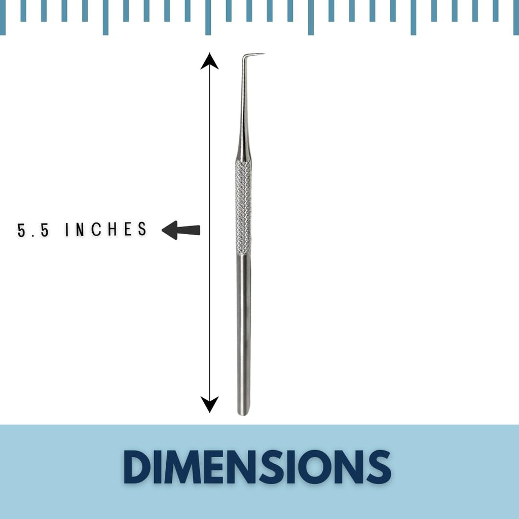 Dental Tartar Scraper Tool for Oral Hygiene - Stainless Steel Pick Set