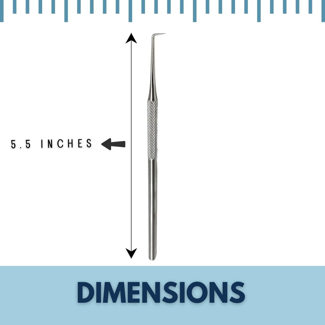 Dental Tartar Scraper Tool for Oral Hygiene - Stainless Steel Pick Set