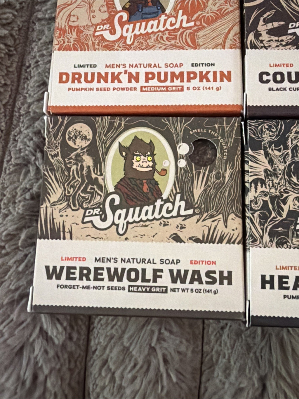 Limited Edition Halloween Body Soap Bundle - 4 Bars