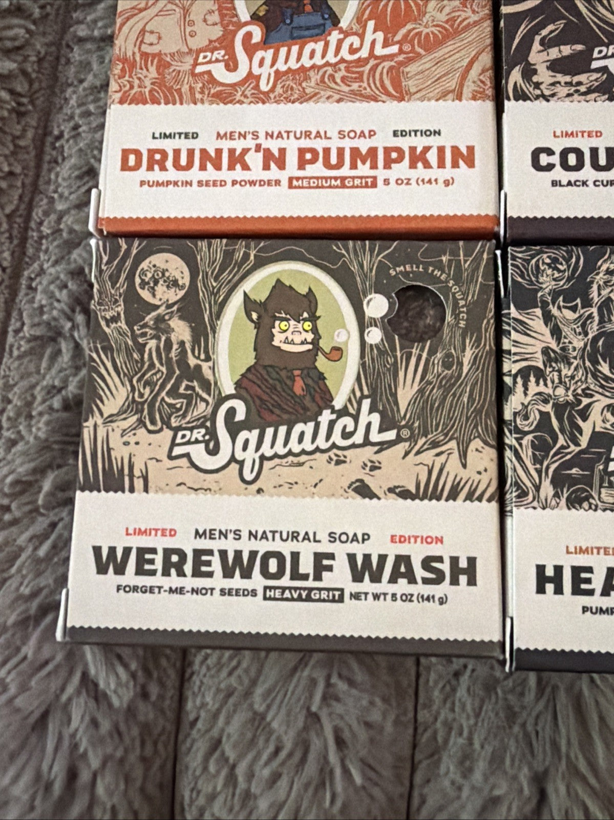 Limited Edition Halloween Body Soap Bundle - 4 Bars