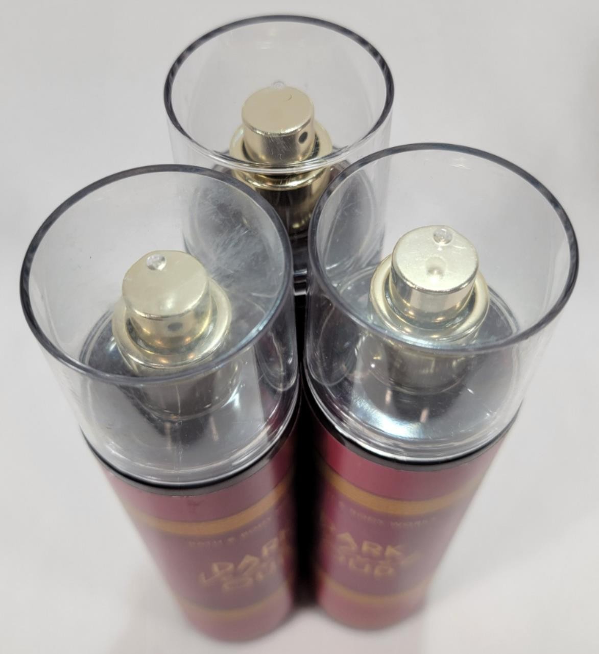 Lot of 3 Bath & Body Works Dark Velvet Oud Body Mist 8 oz - Unisex Fragrance