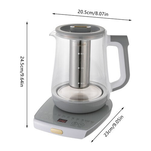 Electric Kettle 1.8L Glass Water Boiler Fast Boiling Tea Kettle 40-90°C