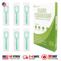 Dental Floss Threaders for Braces - 210 Count, Green, Oral Care