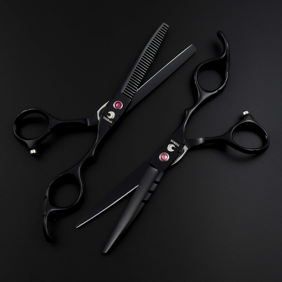 Professional Hair Cutting Scissors Set - Thinning & Standard Shears 2PCS