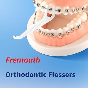 Orthodontic Floss Picks 100 Count for Braces - Easy Dental Cleaning
